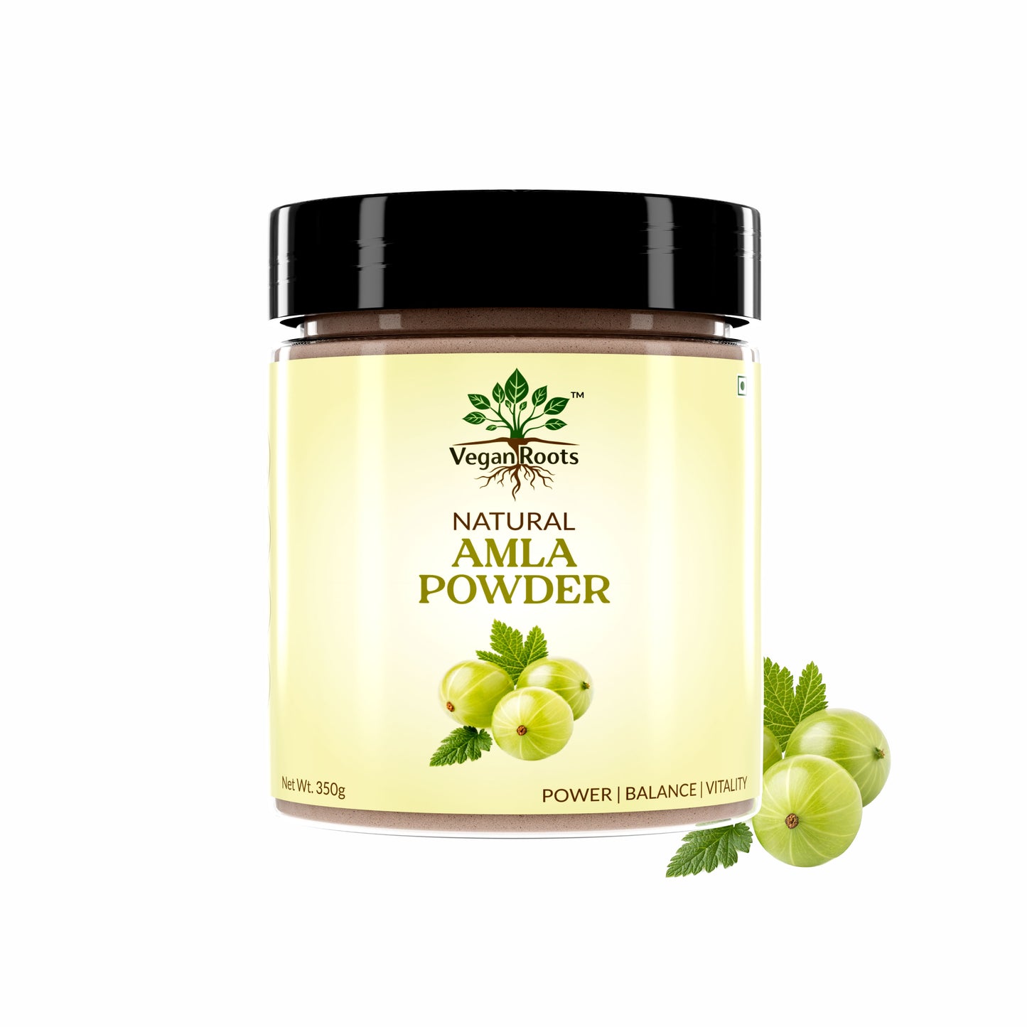Pure &  Natural Amla (Indian Gooseberry) Fruit Powder for Hair Growth, Skin Care, Drinking & Eating, Rich in Antioxidants