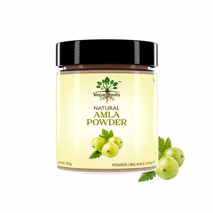 Pure &  Natural Amla (Indian Gooseberry) Fruit Powder for Hair Growth, Skin Care, Drinking & Eating, Rich in Antioxidants